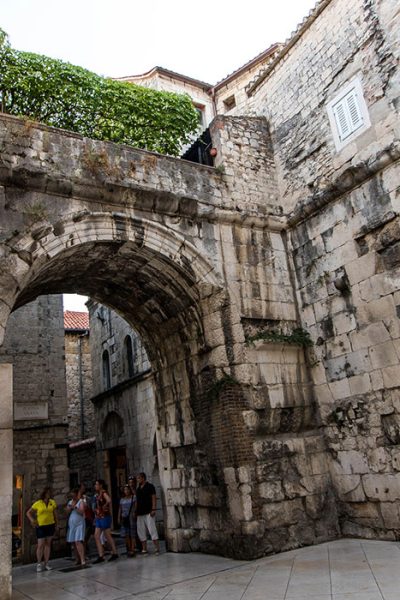 Ancient Golden Gates of Dicoletian's Palace