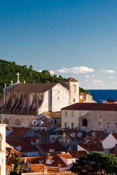 The view of Old Town and Lokrum