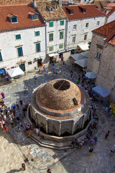 Onofrio's fountain from the city walls