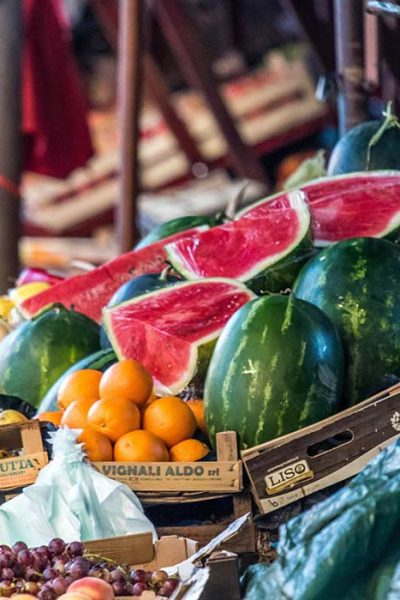 Fresh fruits on Zadar market